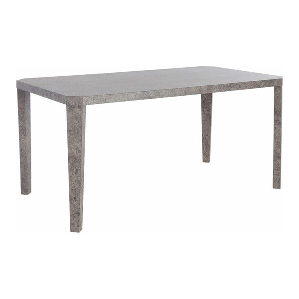 Stół z dekorem betonowym Støraa Argos, 90x160 cm