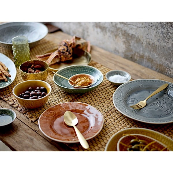 Zielona miska z kamionki Bloomingville Rani, ø 18 cm-image-2