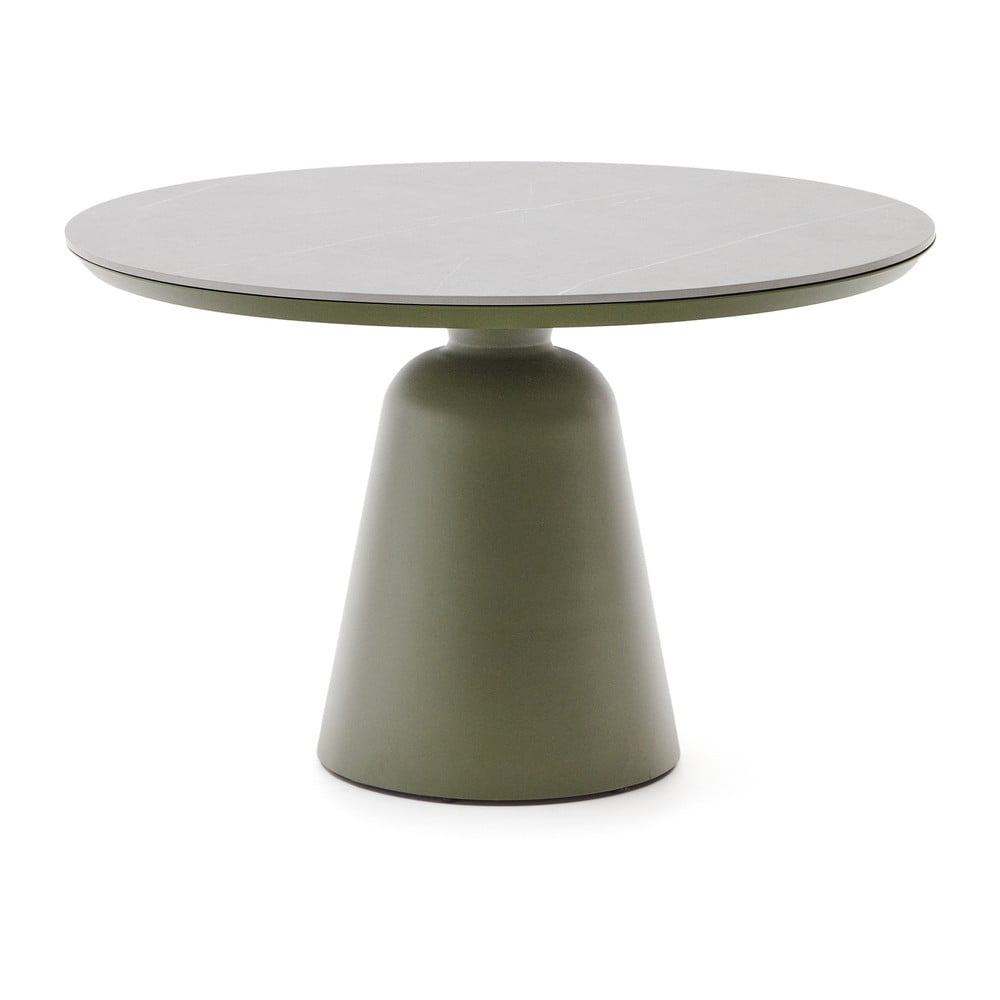 Okrągły stół ogrodowy z ceramicznym blatem ø 120 cm Tudons – Kave Home
