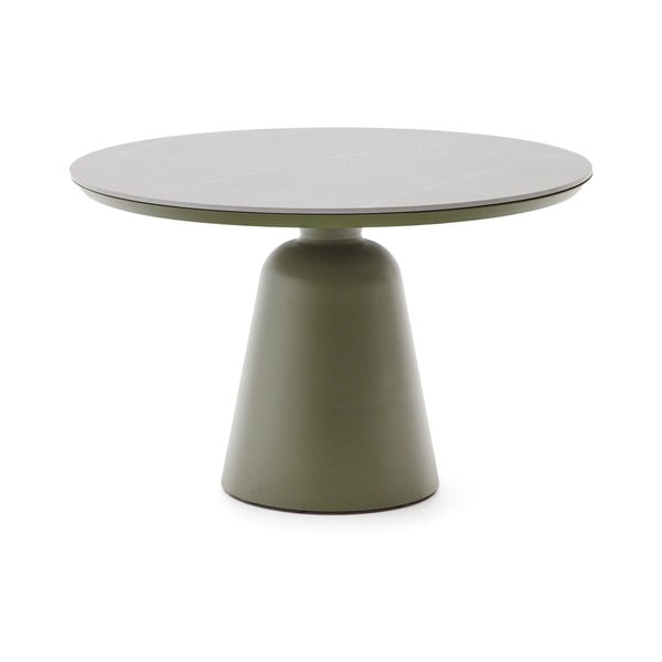 Okrągły stół ogrodowy z ceramicznym blatem ø 120 cm Tudons – Kave Home