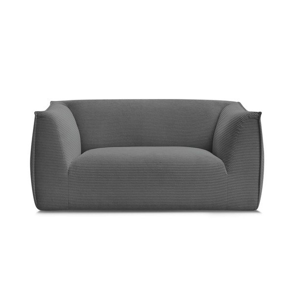 Ciemnoszara sztruksowa sofa 170 cm Giorgia – Bobochic Paris