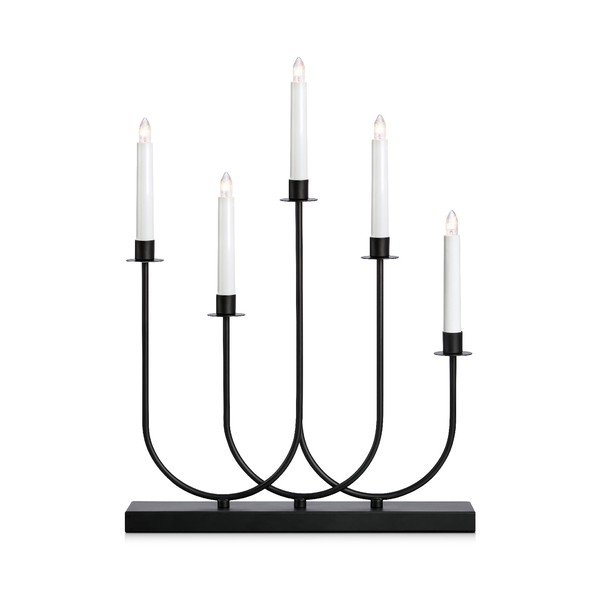 Czarny świecznik Markslöjd Max, wys. 50 cm-image-1