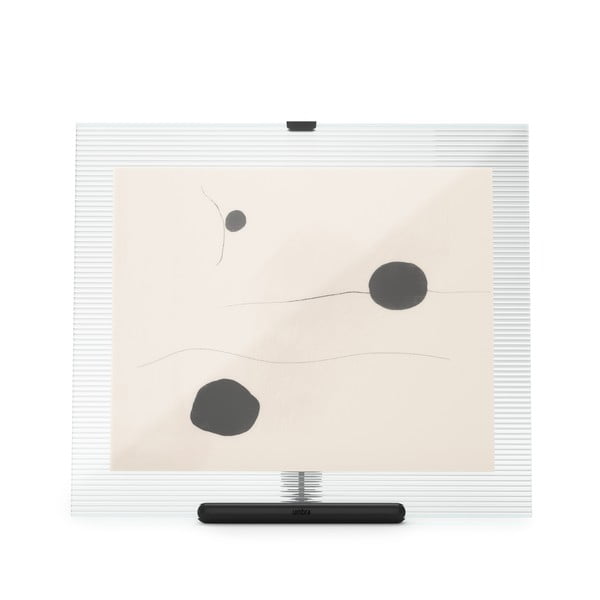 Czarna szklana ramka stojąca 26x30,5 cm Flute – Umbra-image-3