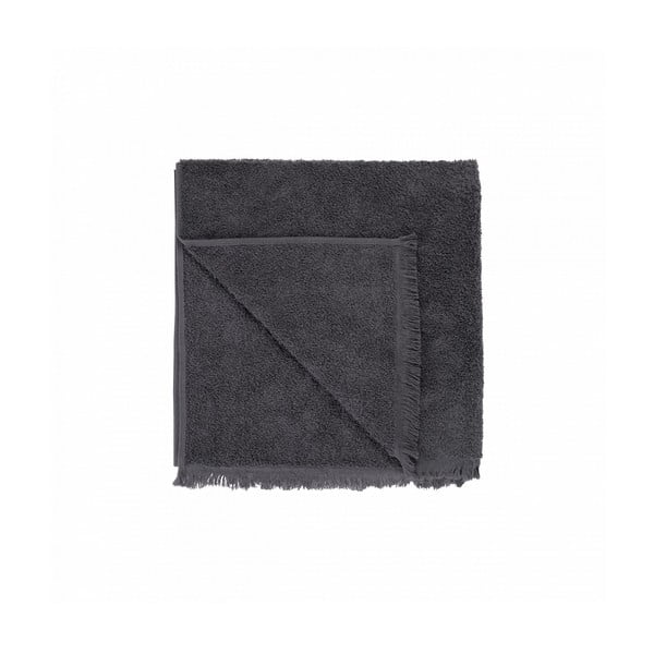 Ciemnoszary bawełniany ręcznik kąpielowy 70x140 cm FRINO – Blomus