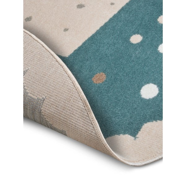 Niebieski dywan dziecięcy ø 100 cm Crown – Hanse Home-image-3