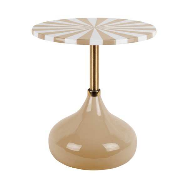 Metalowy okrągły stolik ø 41 cm Candy Swirl – Leitmotiv