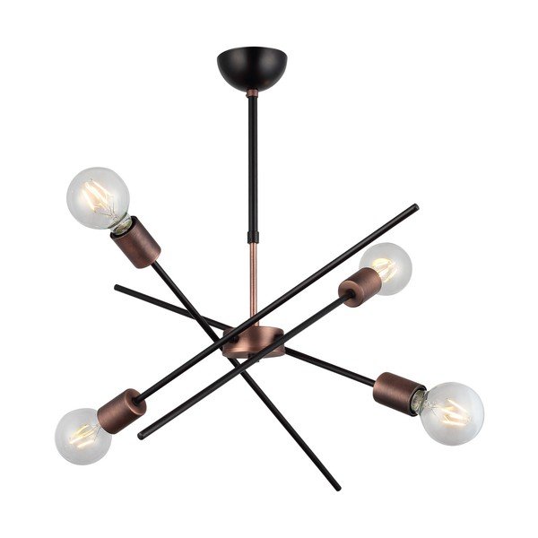 Lampa wisząca z 4 żarówkami Homemania Decor Gera