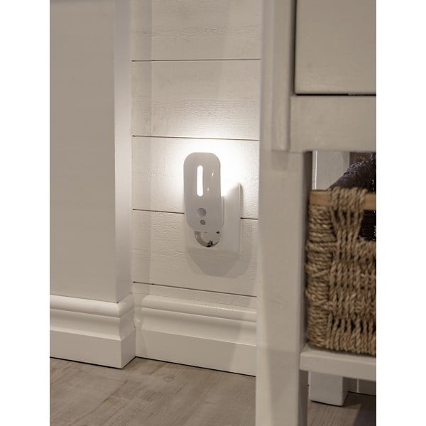 Biała lampka nocna LED z czujnikiem ruchu – Star Trading-image-3