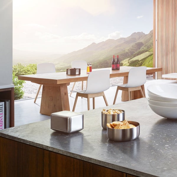 Nierdzewna maselniczka Blomus Basic, dla masy 250 g-image-1