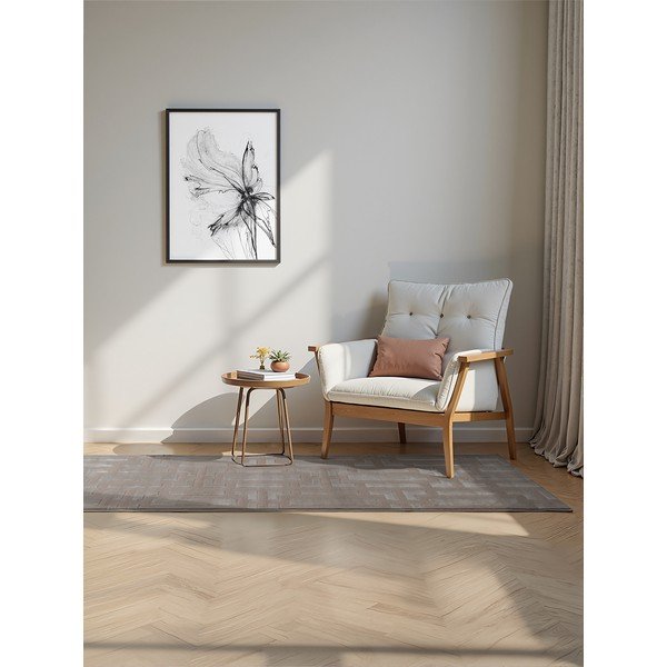 Beżowy chodnik 80x240 cm Perles Onyx – Elle Decoration-image-1