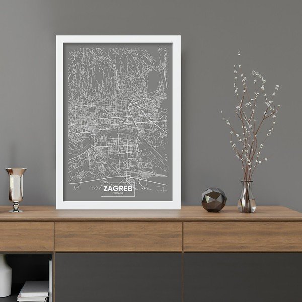 Obraz 40x55 cm Zagreb – Wallity-image-1