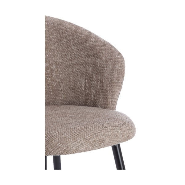 Beżowe metalowe fotele jadalniane zestaw 2 szt. Radaja – Light & Living-image-1