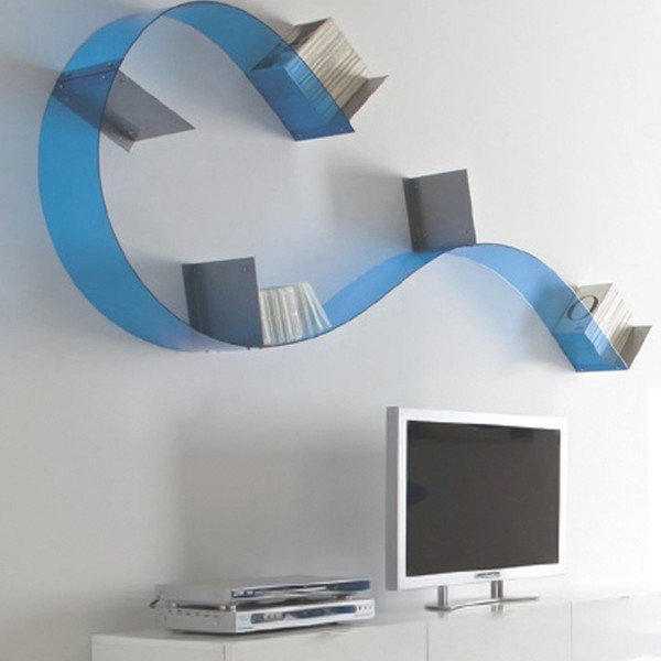 Półka ścienna Flex Bleue-image-1