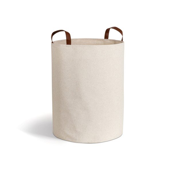 Beżowy tekstylny kosz na pranie 69 l Soft Storage – Bigso