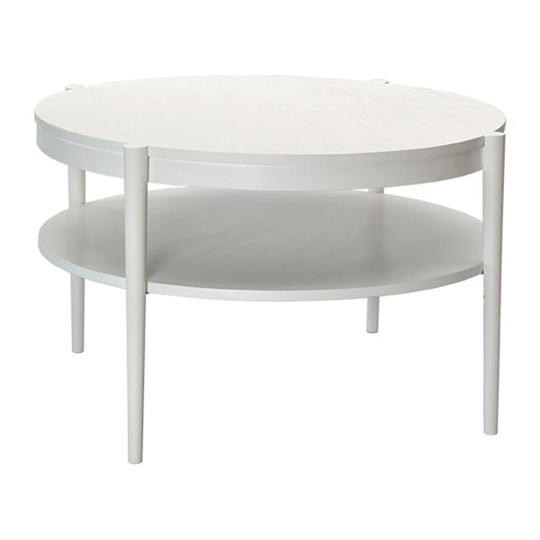 Biały stolik RGE Olive, ⌀ 82 cm