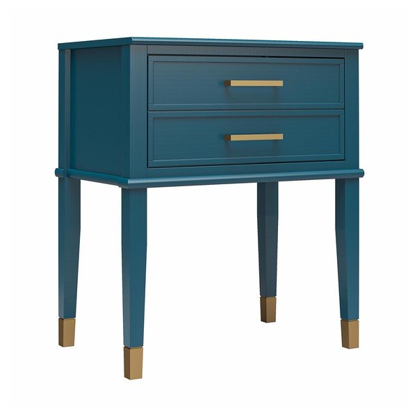 Ciemnoniebieska szafka nocna Westerleigh – CosmoLiving by Cosmopolitan