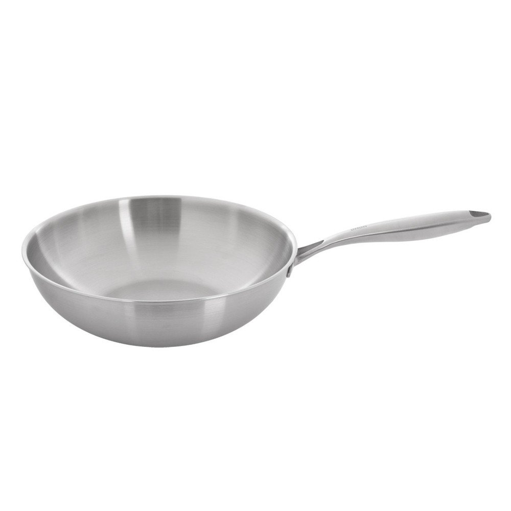 Patelnia wok ze stali nierdzewnej ø 30 cm Steela – Orion