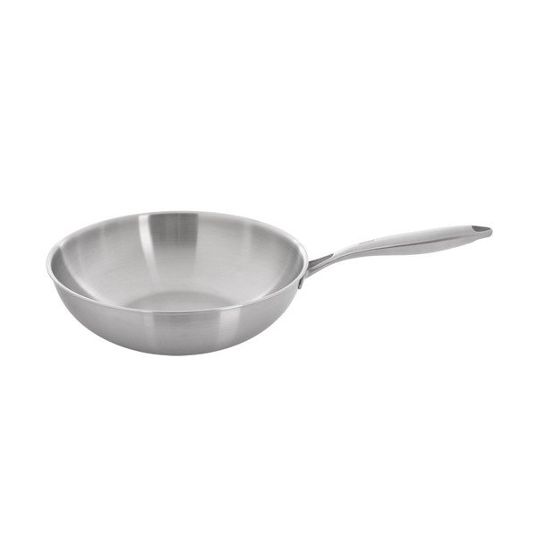 Patelnia wok ze stali nierdzewnej ø 30 cm Steela – Orion
