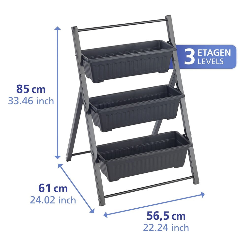 Metalowy kwietnik (wysokość 85 cm) Vertical – Maximex (zdjęcie 3)
