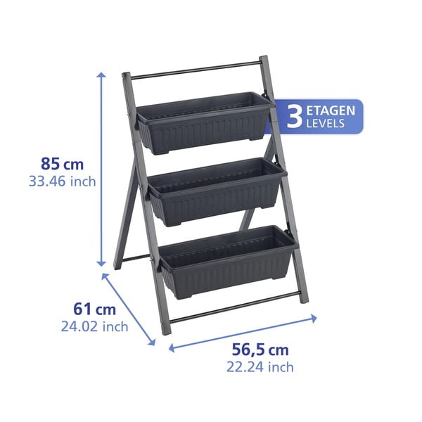 Metalowy kwietnik (wysokość 85 cm) Vertical – Maximex-image-2
