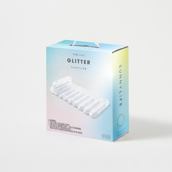 Materac dmuchany Sunnylife Lilo Glitter, 190x90 cm-image-4