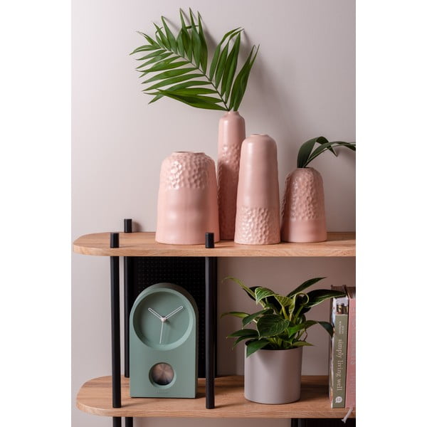 Różowy ceramiczny wazon PT LIVING Carve, wys. 18,5 cm-image-1