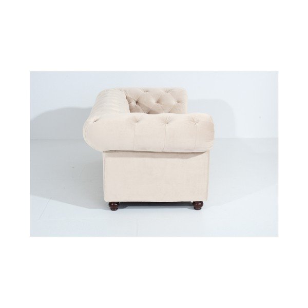 Kremowa sofa Max Winzer Orleans Velvet, 196 cm-image-4