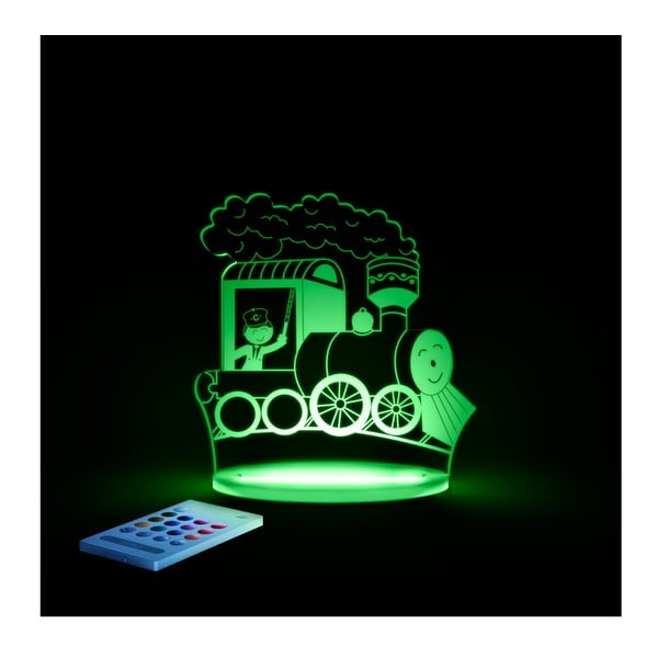 Dziecięca lampa nocna LED Aloka Pociąg-image-1