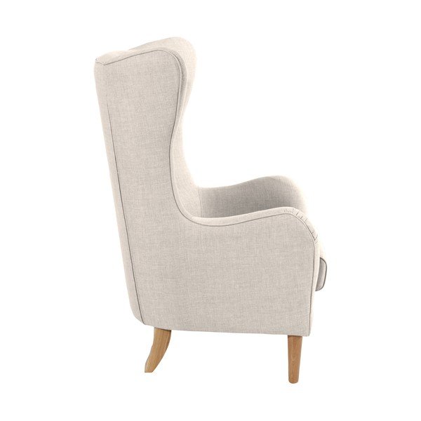 Kremowy fotel Max Winzer Miriam Linen-image-4