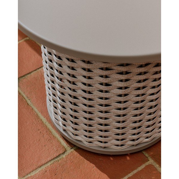 Metalowy okrągły stolik ogrodowy ø 50 cm Sedalis – Kave Home-image-2