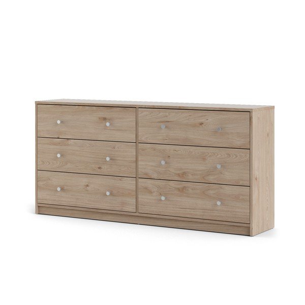 Komoda w naturalnym kolorze 143x68x32 cm May – Tvilum-image-3