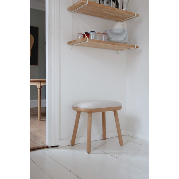 Biało-naturalny stołek Paff Tall – UMAGE-image-4