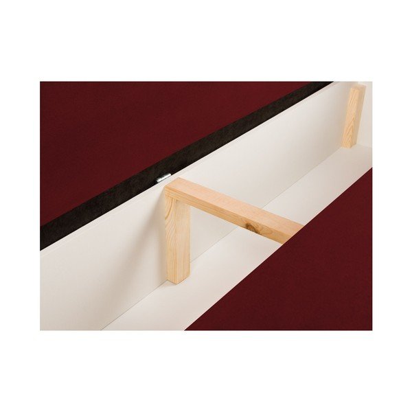 Czerwona 3-osobowa sofa rozkładana Melart Frederic-image-4