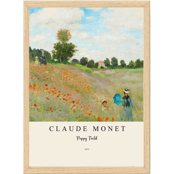 Plakat w ramie 55x75 cm Claude Monet – Wallity