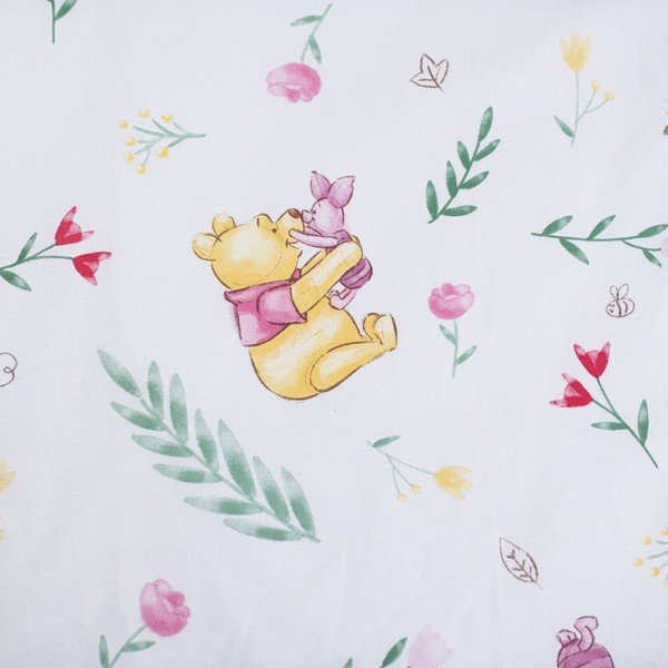 Bawełniana pościel dziecięca do łóżeczka 100x135 cm Winnie the Pooh "Pooh Hugs" – Jerry Fabrics-image-3