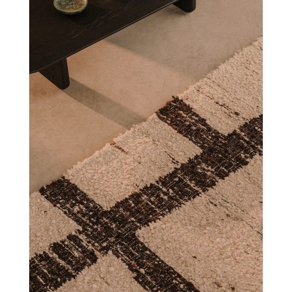 Kremowy wełniany dywan dwustronny 160x230 cm Hadin – Kave Home-image-2