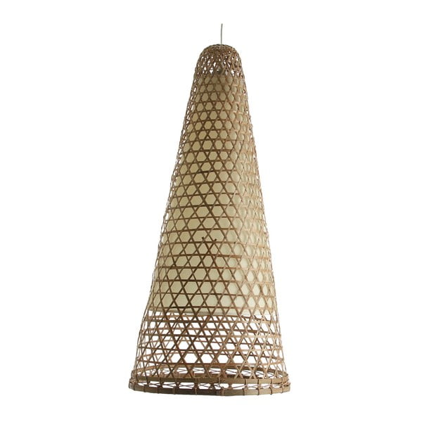 Bambusowa lampa wisząca VICAL HOME Adelia, Ø 37 cm