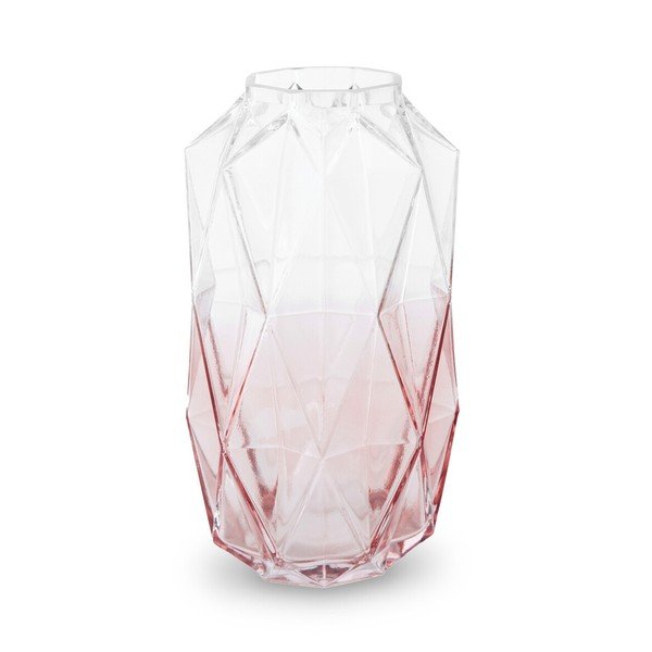 Różowy szklany wazon (wysokość 28 cm) Brice – Premier Housewares