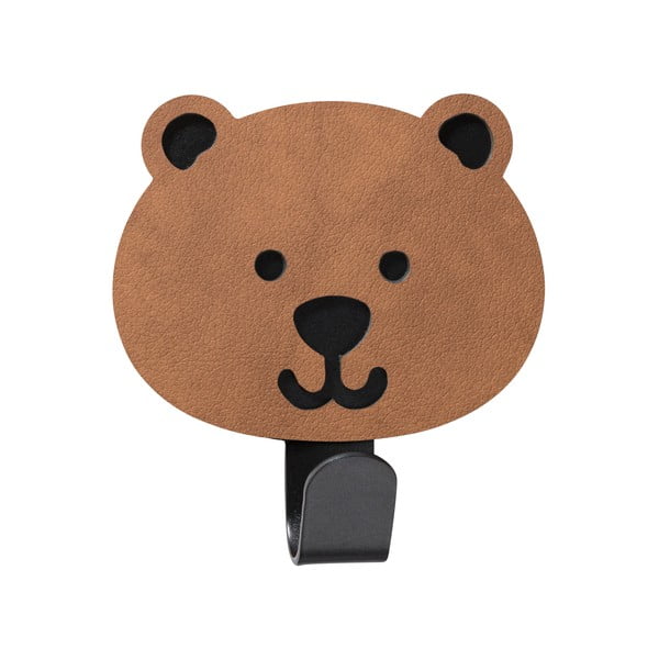 Brązowy stalowy haczyk bez wiercenia Bear Nupo – LIND DNA