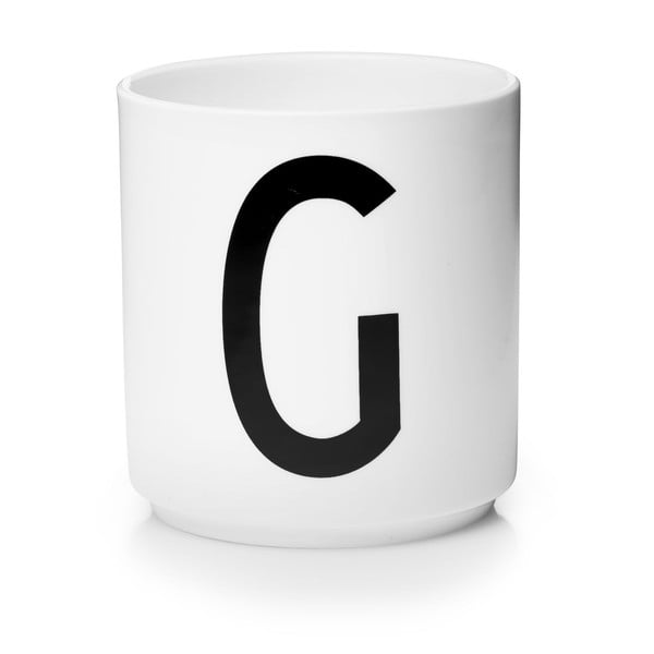 Biały porcelanowy kubek Design Letters Personal G
