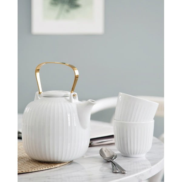 Biały porcelanowy kubek Kähler Design Hammershoi, 200 ml-image-1