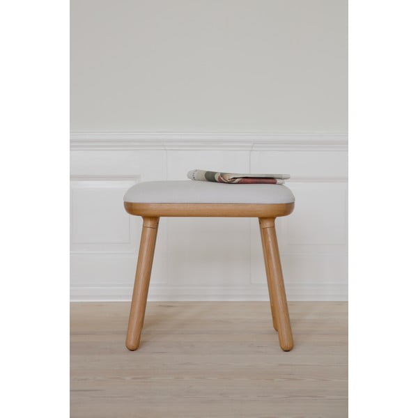 Biało-naturalny stołek Paff Tall – UMAGE-image-3