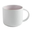 Biały kubek porcelanowy z różowym wnętrzem Maxwell & Williams Tint, 440 ml