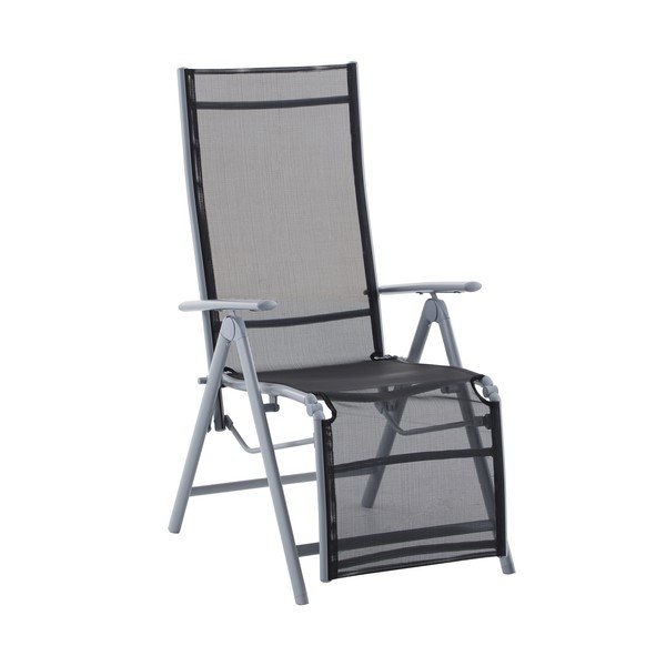 Czarne metalowe krzesło ogrodowe Ariola – Garden Pleasure