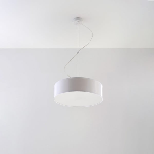 Biała lampa wisząca ø 35 cm Atis – Nice Lamps