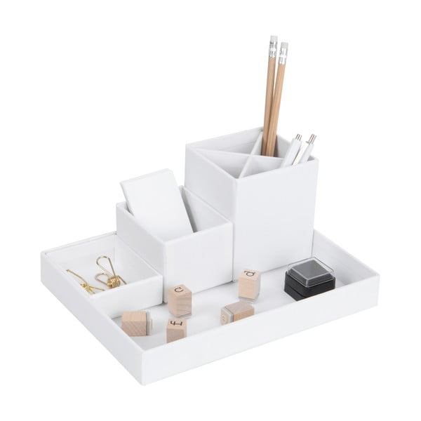 Biały 4-częściowy przybornik Bigso Box of Sweden Lena-image-2