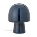 Ciemnoniebieska lampa stołowa ze szklanym kloszem (wysokość 26,5 cm) Paddy – Bloomingville