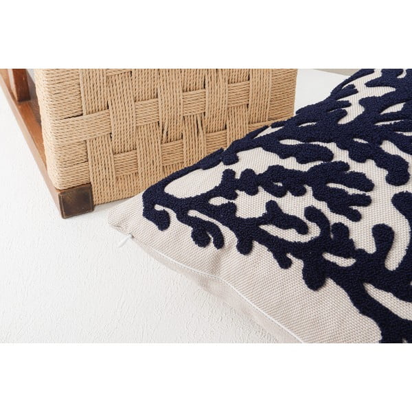 Lniana poduszka dekoracyjna 43x43 cm Mercan – Mioli Decor-image-4