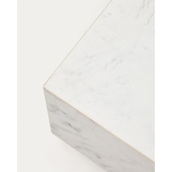 Biały marmurowy stolik 50x100 cm Sorein – Kave Home-image-4