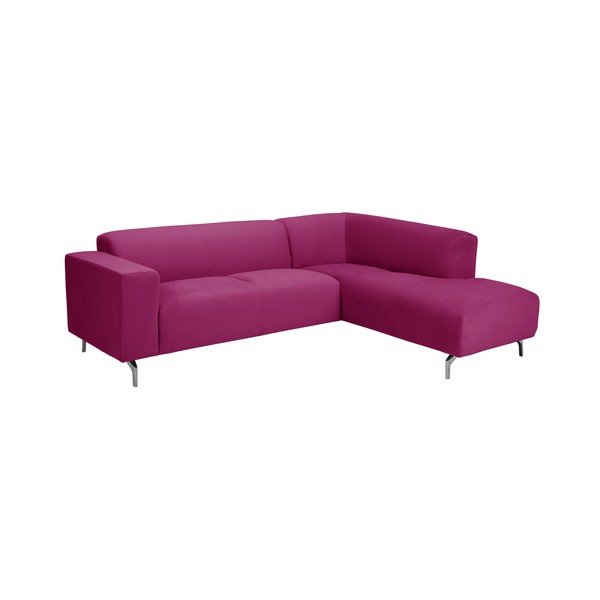 Różowy narożnik prawostronny Windsor & Co Sofas Orion-image-1